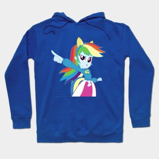 Rainbow Dash make a change Hoodie